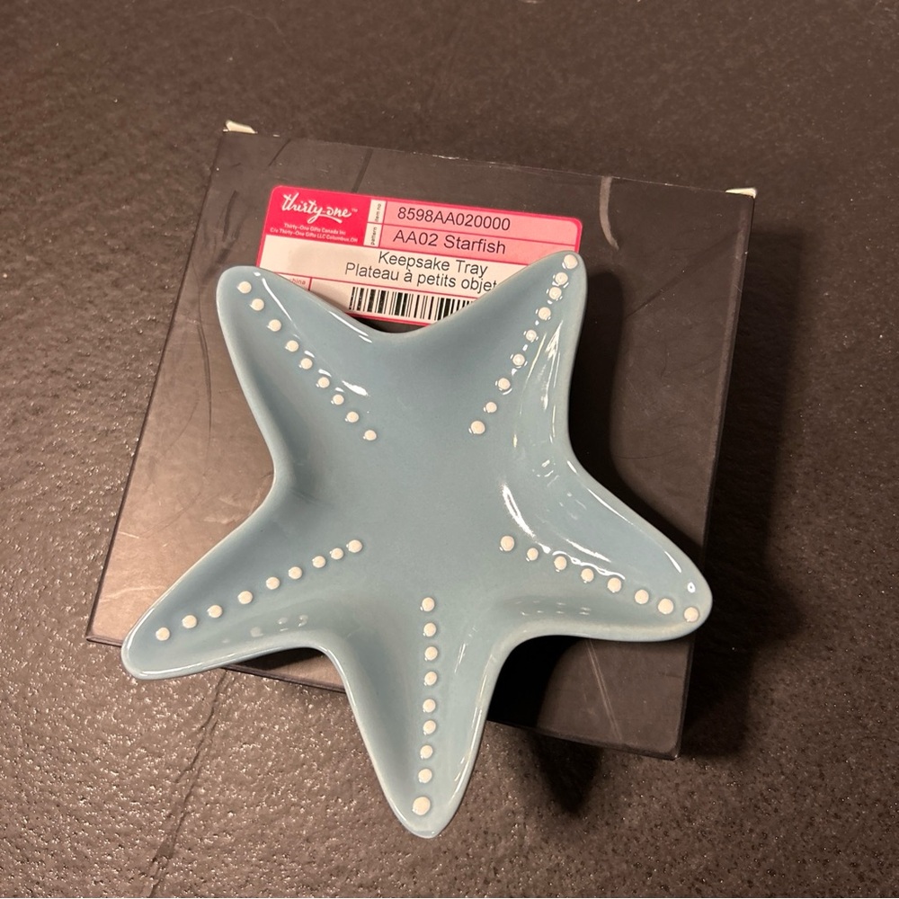 Thirty-one Keepsake Tray Starfish